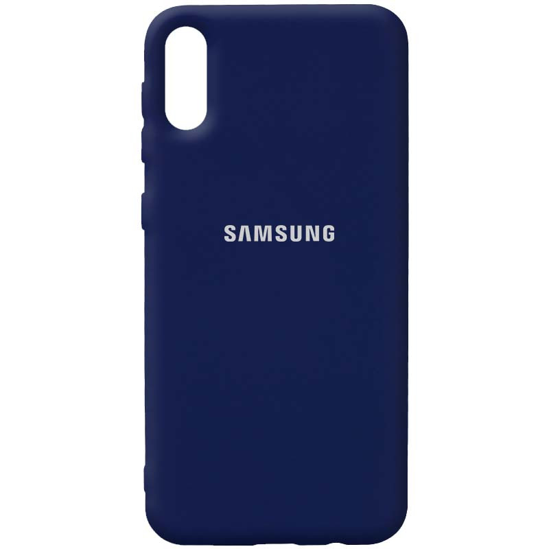 

Чохол Silicone Cover Full Protective (AA) на Samsung Galaxy A02 (Темно синій / Midnight blue) 1136922