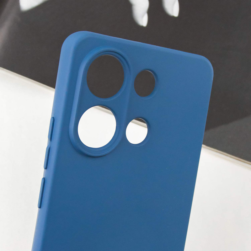 Чехол Silicone Cover Lakshmi Full Camera (AA) для Xiaomi Redmi Note 13 5G (Синий / Navy Blue) в магазине vchehle.ua