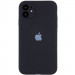 Чехол Silicone Case Full Camera Protective (AA) для Apple iPhone 11 (6.1") (Черный / Black)