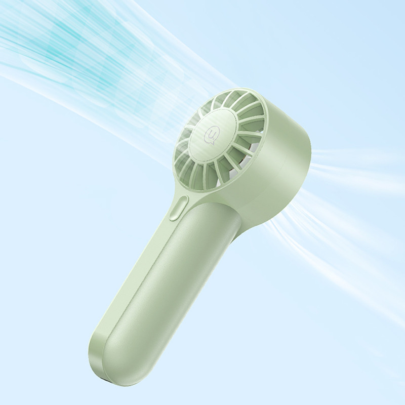 Фото Портативний вентилятор Usams ZB288 Handheld mini fan 1200 mAh (Green) в маназині vchehle.ua