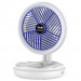 Фото Настільний складаний вентилятор Folding Fan 2in1 with Night Light (White) на vchehle.ua