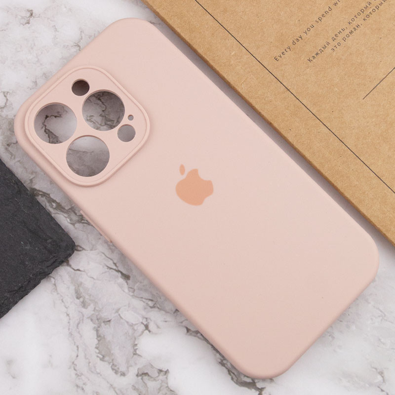 Купити Чохол Silicone Case Full Camera Protective (AA) на Apple iPhone 15 Pro Max (6.7") (Рожевий / Pink Sand) на vchehle.ua