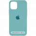 Чохол Silicone Case Full Protective (AA) на Apple iPhone 16 Pro (6.3") (Бірюзовий / Marine Green)