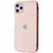 TPU чохол Matte LOGO на Apple iPhone 11 Pro (5.8") (Рожевий / Rose Gold)