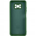 Фото Чохол Silicone Cover Lakshmi Full Camera (AA) на Xiaomi Poco X3 NFC / Poco X3 Pro (Зелений / Dark green) на vchehle.ua