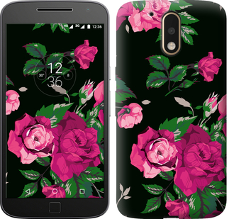 

Чехол Розы на черном фоне для Motorola Moto G4 / G4 Plus 547139