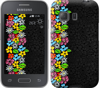 

Чехол цветочный орнамент для Samsung Galaxy Young 2 G130h 327842