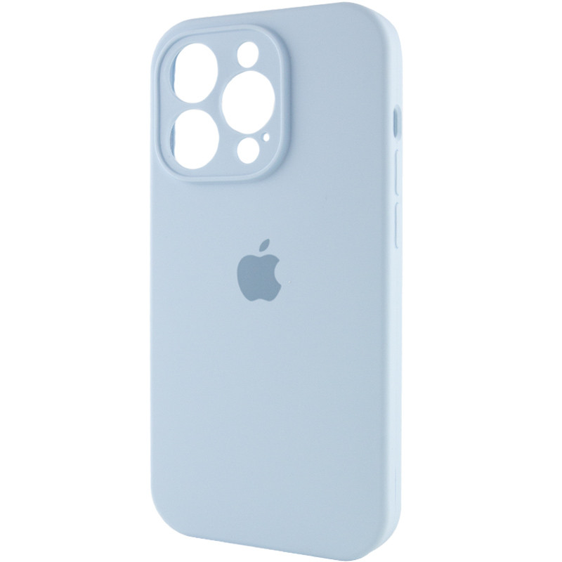 Фото Чехол Silicone Case Full Camera Protective (AA) для Apple iPhone 15 Pro Max (6.7") (Голубой / Sweet Blue) в магазине vchehle.ua