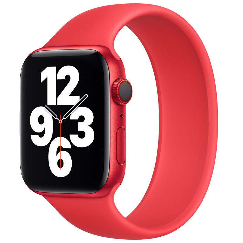 Ремешок Solo Loop для Apple Watch 44/45/46/49mm 150mm (5) (Красный / Red)