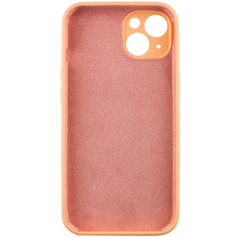 Чехол Silicone Case Full Camera Protective (AA) NO LOGO для Apple iPhone 13 (6.1") (Оранжевый / Cantaloupe) в магазине vchehle.ua