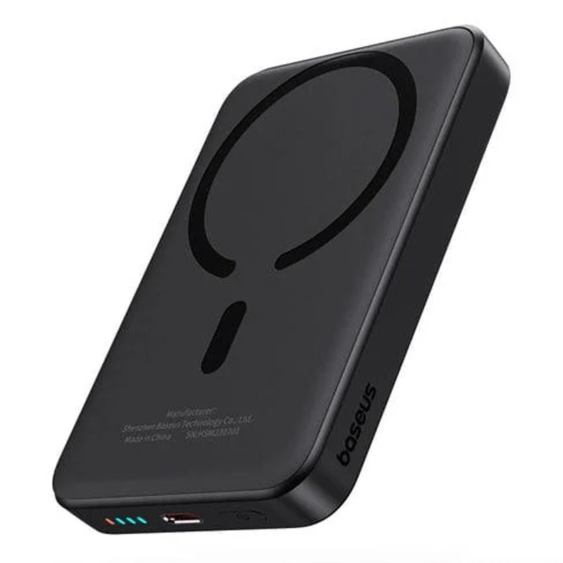 Фото Портативное ЗУ Power Bank Baseus Magnetic Mini Air 20W c БЗУ 10000 mAh P10059001313 (Cluster Black) на vchehle.ua