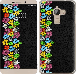 

Чехол цветочный орнамент для Huawei Mate S 704749