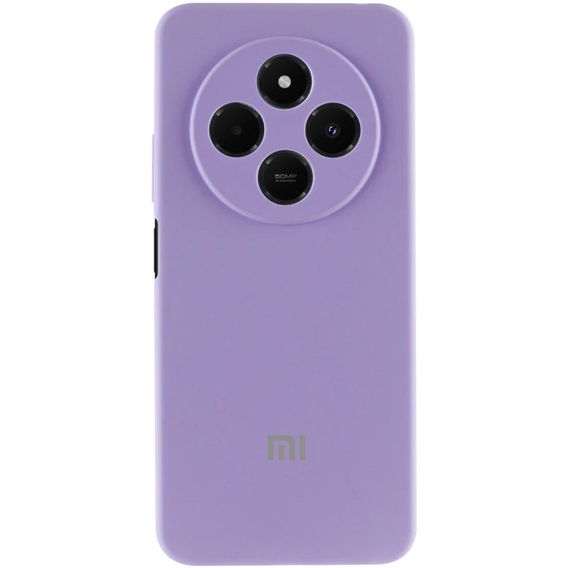 Чехол Silicone Cover Lakshmi Full Camera (AA) with logo для Xiaomi Redmi 14C / Poco C75 (Сиреневый / Dasheen)