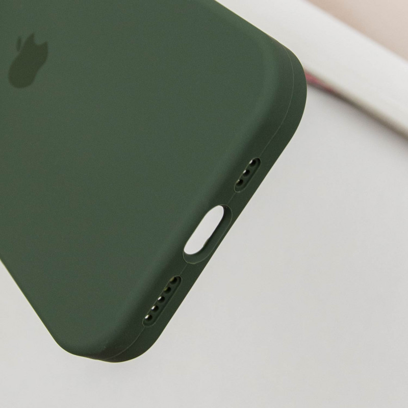 Купить Чехол Silicone Case Full Protective (AA) для Apple iPhone 14 Pro Max (6.7") (Зеленый / Cyprus Green) на vchehle.ua