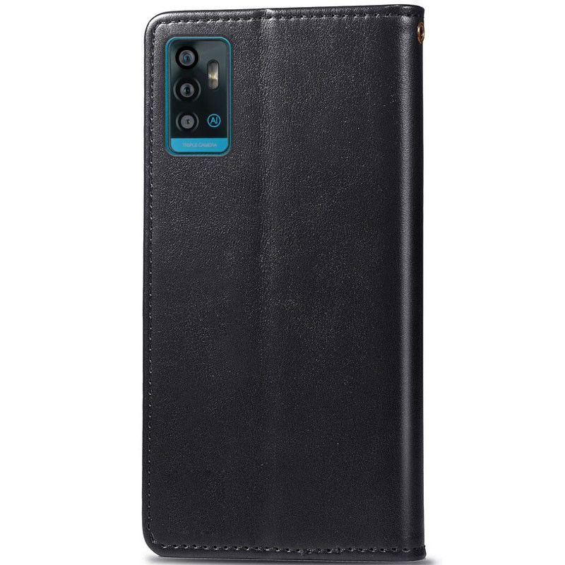 Фото Шкіряний чохол книжка GETMAN Gallant (PU) для ZTE Blade A71 (Чорний) на vchehle.ua