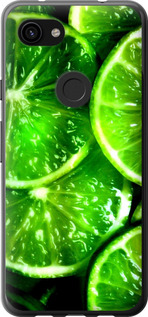 Чохол Зелені часточки лимона на Google Pixel 3a XL