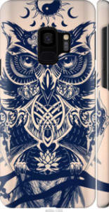 Чехол Узорчатая сова для Samsung Galaxy S9