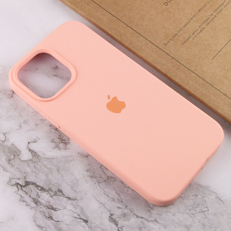 Купить Чехол Silicone Case Full Protective (AA) для Apple iPhone 14 Pro Max (6.7") (Оранжевый / Grapefruit) на vchehle.ua