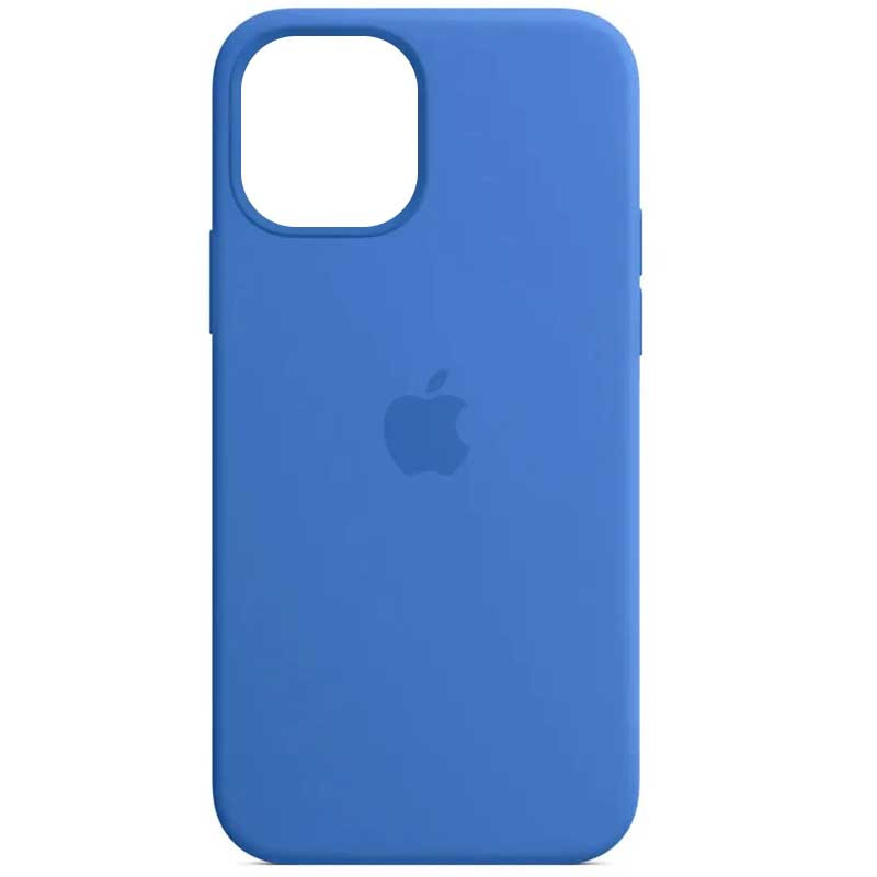 Чохол Silicone Case Full Protective (AA) на Apple iPhone 13 (6.1") (Синій / Capri Blue)