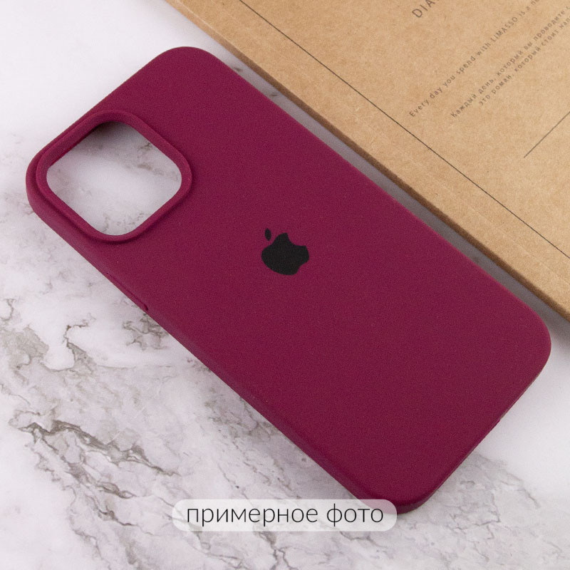 Купить Чехол Silicone Case Full Protective (AA) для Apple iPhone 16 Pro Max (6.9") (Бордовый / Maroon) на vchehle.ua