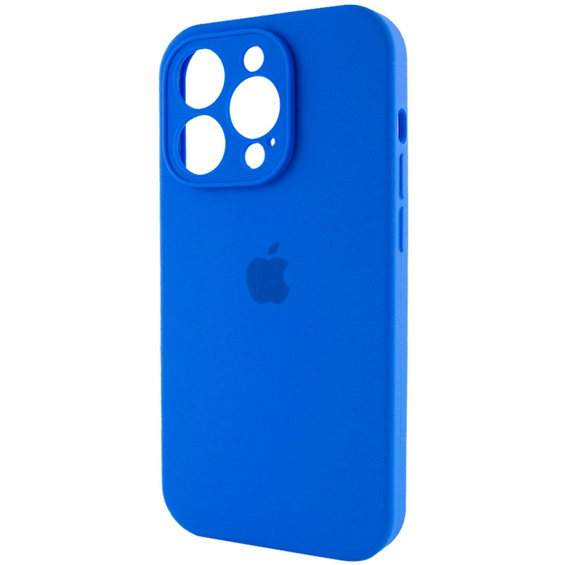 Фото Чехол Silicone Case Full Camera Protective (AA) для Apple iPhone 14 Pro Max (6.7") (Синий / Capri Blue) в магазине vchehle.ua