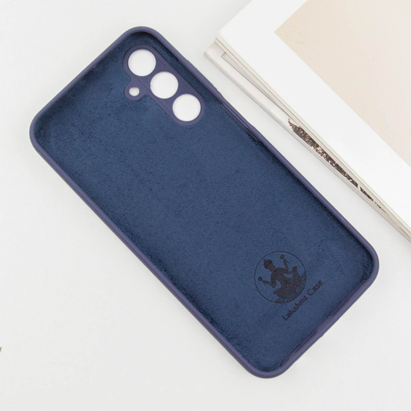 Чохол Silicone Cover Lakshmi Full Camera (AA) на Samsung Galaxy A35 (Синій / Midnight Blue) в магазині vchehle.ua