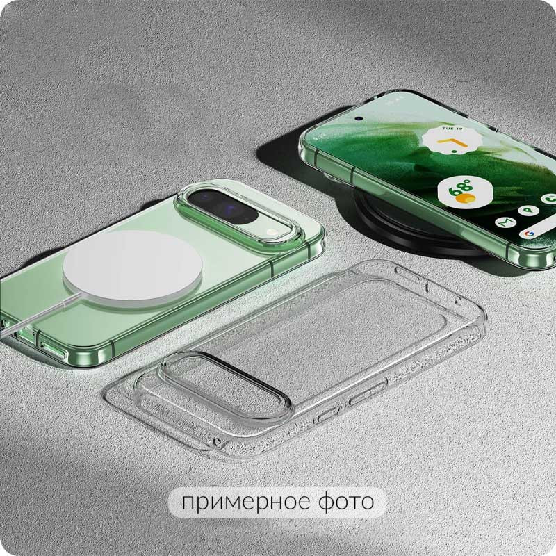 Фото TPU чохол Epic Transparent 1,5mm на Google Pixel 9 Pro XL / 10 Pro XL (Безбарвний (прозорий)) на vchehle.ua