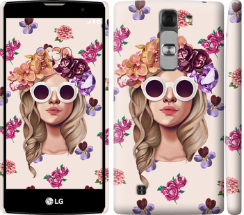 

Чохол Дівчина з квітами v2 на LG G4c H522y 190301