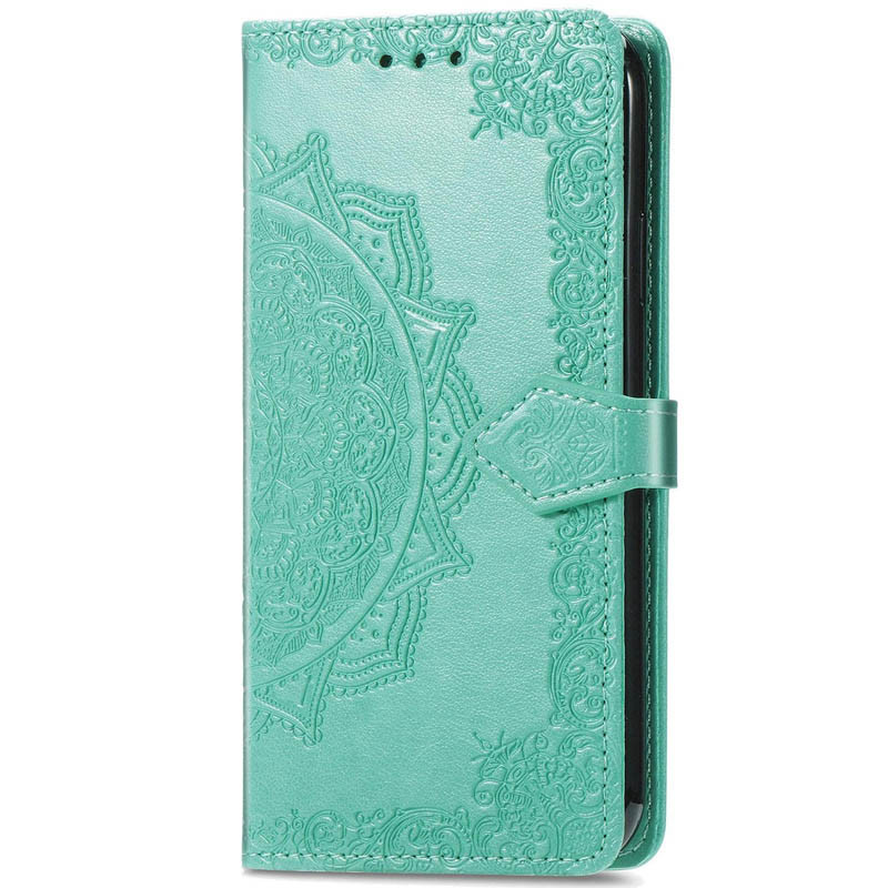 Шкіряний чохол (книжка) Art Case з візитницею на Samsung Galaxy A14 4G/5G (Бірюзовий)