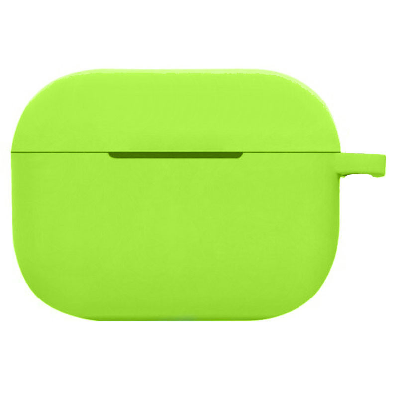 

Силіконовий футляр New з карабіном для навушників Airpods Pro (Салатовий / Neon green) 1185281