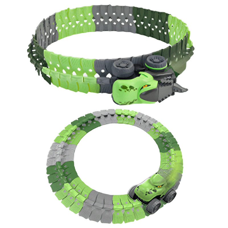 Интерактивный трек с инерционной машинкой SHT 5510-8 Dino Trak (46pcs/1CAR)