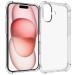 TPU чехол GETMAN Ease logo усиленные углы для Apple iPhone 16 Plus (6.7") (Бесцветный (прозрачный))