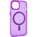 Фото Чохол TPU+PC Lily with Magnetic safe на Apple iPhone 13 (6.1") (Purple) на vchehle.ua