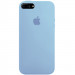 Уценка Чехол Silicone Case Full Protective (AA) для Apple iPhone 7 plus / 8 plus (5.5") (Эстетический дефект / Голубой / Lilac Blue)