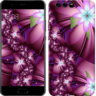 

Чехол Цветочная мозаика для Huawei P10 Plus 121128