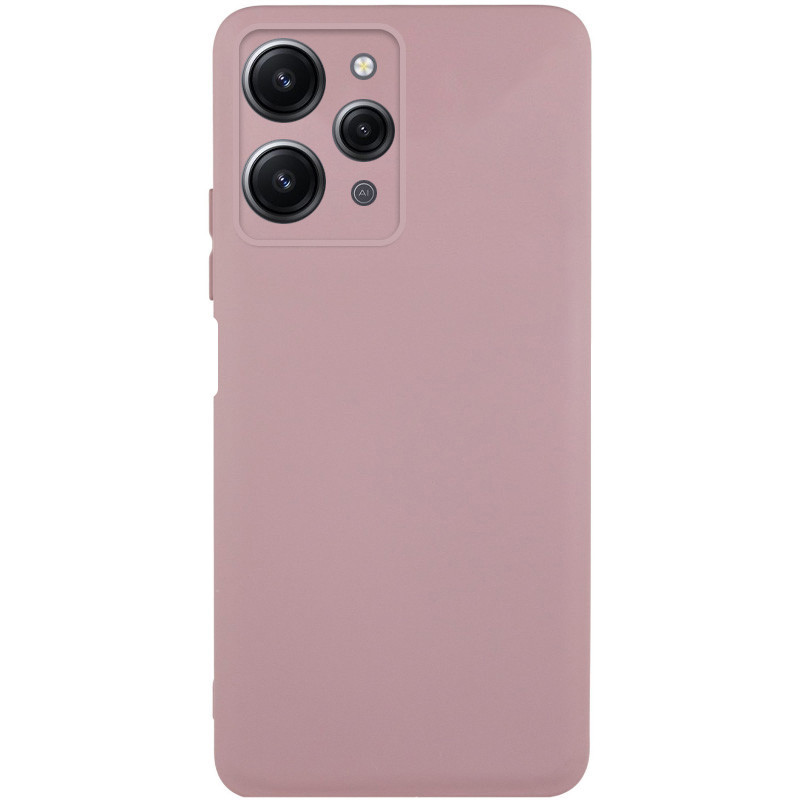 Чохол Silicone Cover Lakshmi Full Camera (AA) на Xiaomi Redmi 12 (Рожевий / Pink Sand)