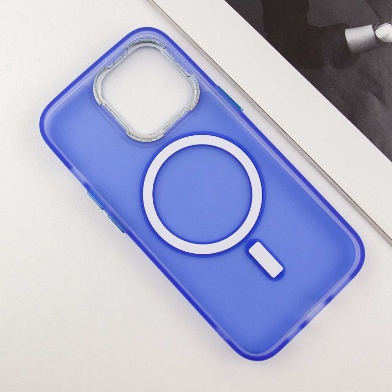 Чехол TPU+PC Lily with Magnetic safe для Apple iPhone 13 Pro (6.1") (Blue) в магазине vchehle.ua