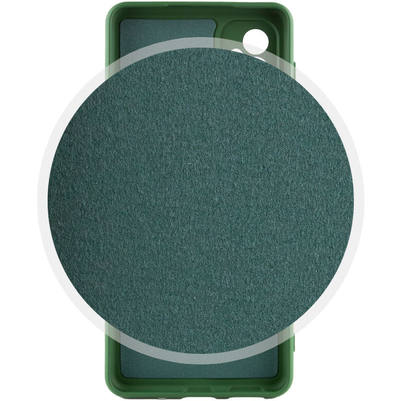 Фото Чехол Silicone Cover Lakshmi Full Camera (A) для Samsung Galaxy A04s (Зеленый / Dark green) в магазине vchehle.ua