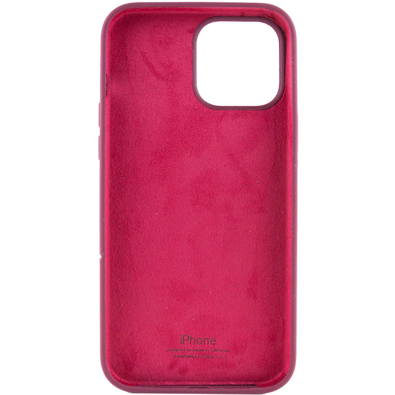 Фото Чехол Silicone Case Full Protective (AA) для Apple iPhone 14 Plus (6.7") (Бордовый / Plum) на vchehle.ua