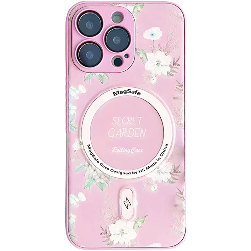 TPU+PC чохол Secret with Magnetic Safe на Apple iPhone 15 Pro (6.1") (Pink)