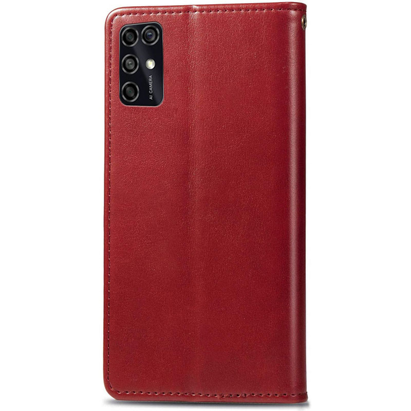 Фото Шкіряний чохол-книжка GETMAN Gallant (PU) для ZTE Blade V2020 Smart (Червоний) на vchehle.ua