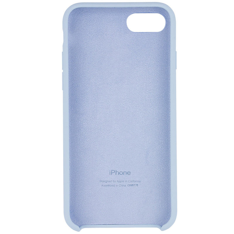Фото Чехол Silicone case (AAA) для Apple iPhone 7 / 8 (4.7") (Голубой / Sky Blue) на vchehle.ua