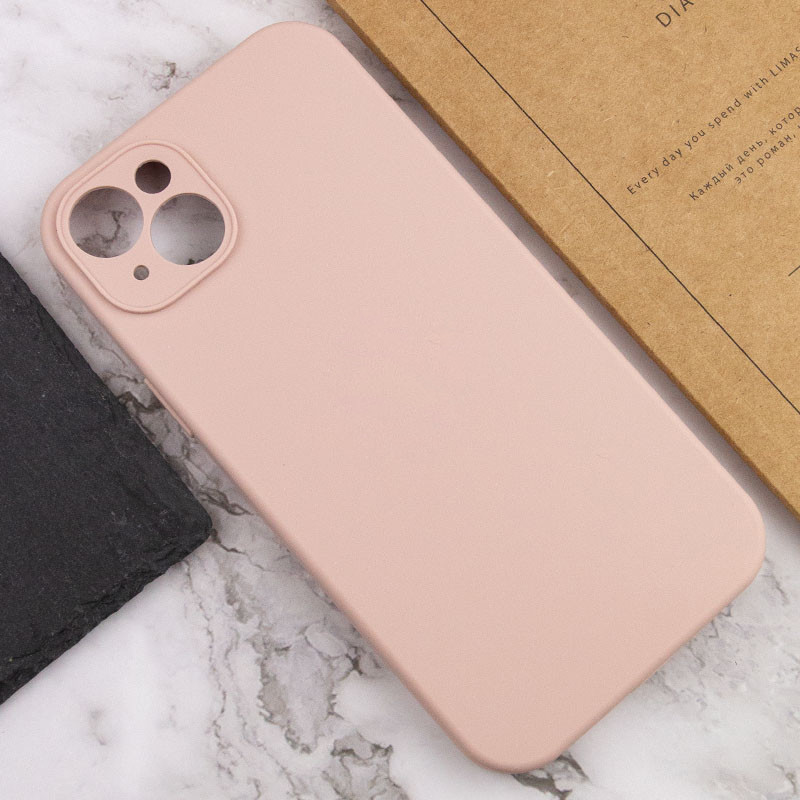 Купити Чохол Silicone Case Full Camera Protective (AA) NO LOGO на Apple iPhone 14 (6.1") (Рожевий / Pink Sand) на vchehle.ua