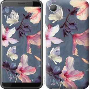 

Чехол Нарисованные цветы для HTC Desire 12 670838