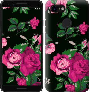 

Чехол Розы на черном фоне для Google Pixel 3a 876014