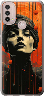 

Чехол Абстрактный портрет v2 для Motorola E40 1631553