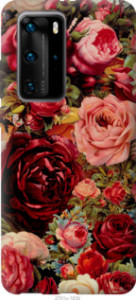Чехол Цветущие розы для Huawei P40 Pro Plus