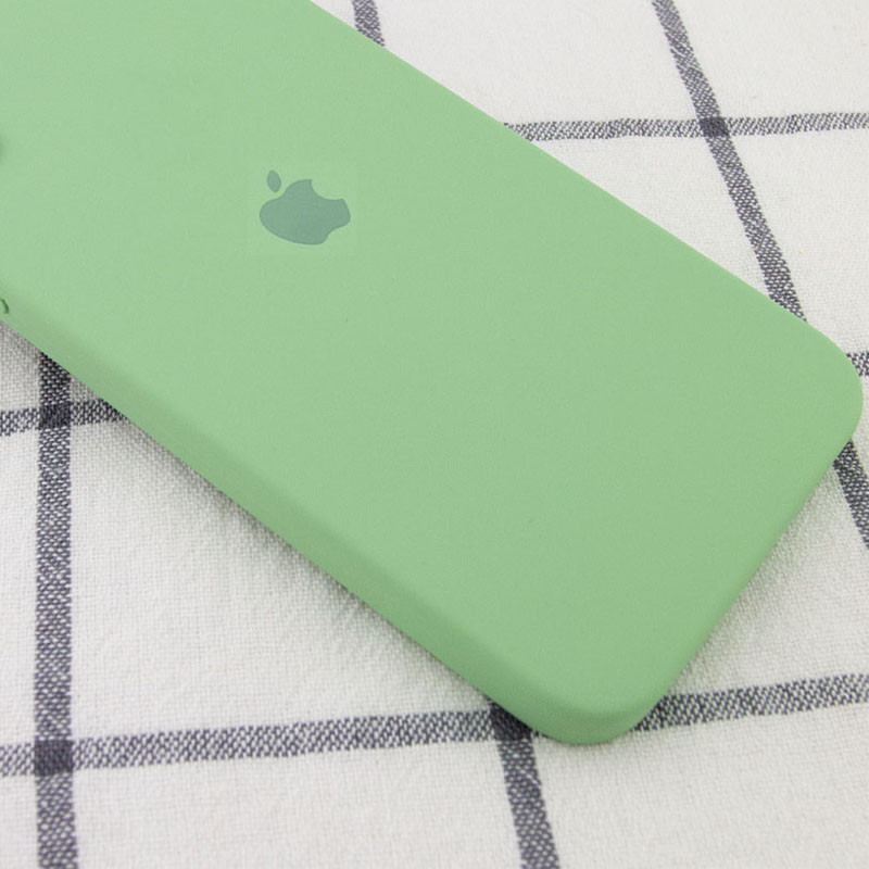 Фото Чохол Silicone Case Square Full Camera Protective (AA) на Apple iPhone 11 Pro Max (6.5") (М'ятний / Mint) на vchehle.ua