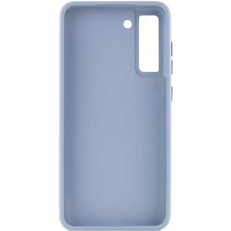 Фото TPU чохол Bonbon Metal Style на Samsung Galaxy S21 FE (Блакитний / Mist blue) в маназині vchehle.ua