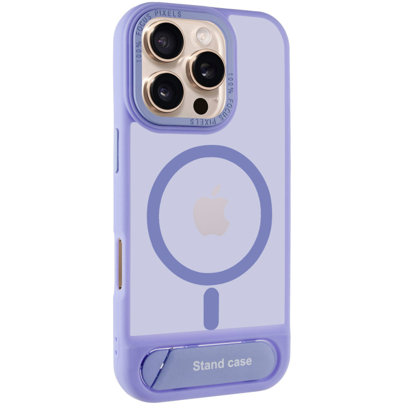 TPU+PC чехол Stand case для Apple iPhone 16 Pro Max (6.9") (Light blue)